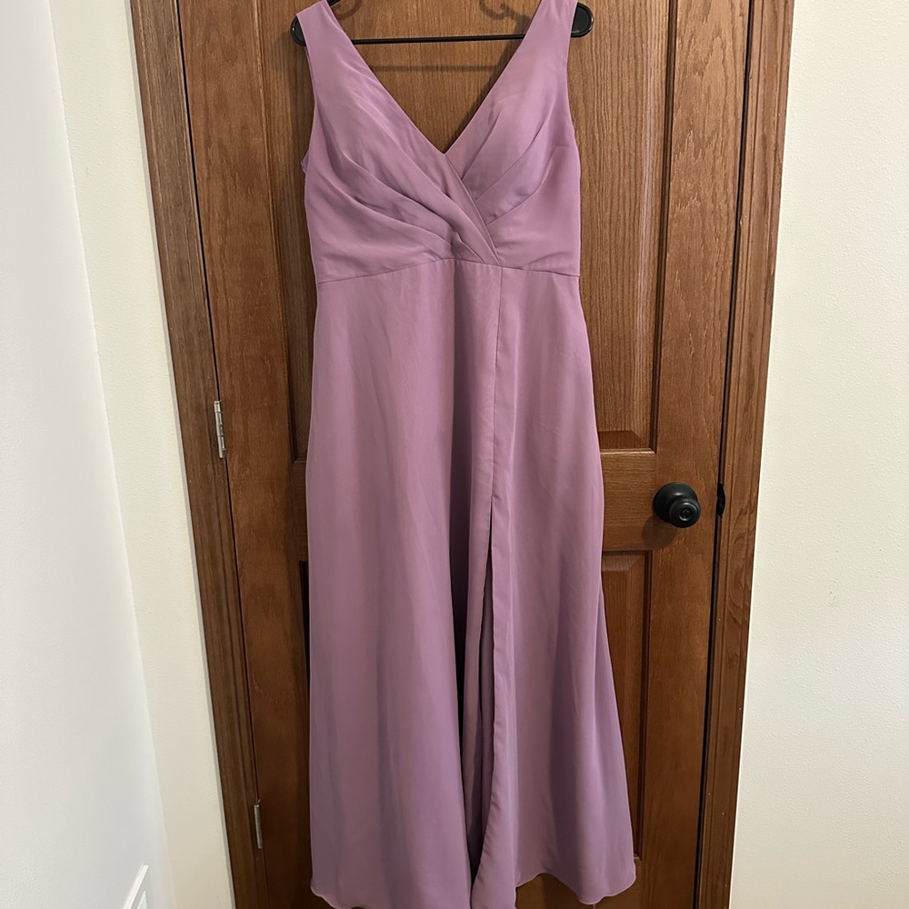 Azazie Nelly Mauve/Wisteria Bridesmaids Dress